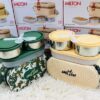 Lunch Box 2 Steel & 1 Microwave Safe Plastik Box