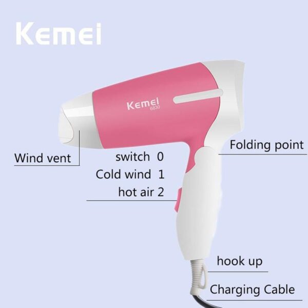 Kemei KM-6830 Professional Hair Dryer for Women - Image 4